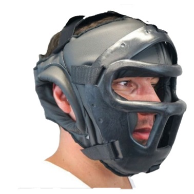 Capacete com grade